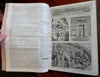 Scientific American Supplement 1881 Jan- June w/ 26 issues large leather book