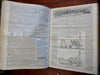Scientific American- Supplement 1884 July-December 26 issues large leather book