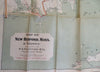 New Bedford Massachusetts Falmouth Buzzards Bay c.1903 detailed pocket map