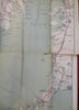 New Bedford Massachusetts Falmouth Buzzards Bay c.1903 detailed pocket map