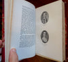 Heirlooms in Miniatures 1898 Anne Wharton fine illustrated red gilt leather book