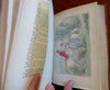 Plain or Ringlets c 1860's Smith Surtees w/ Leech hand color plates leather book