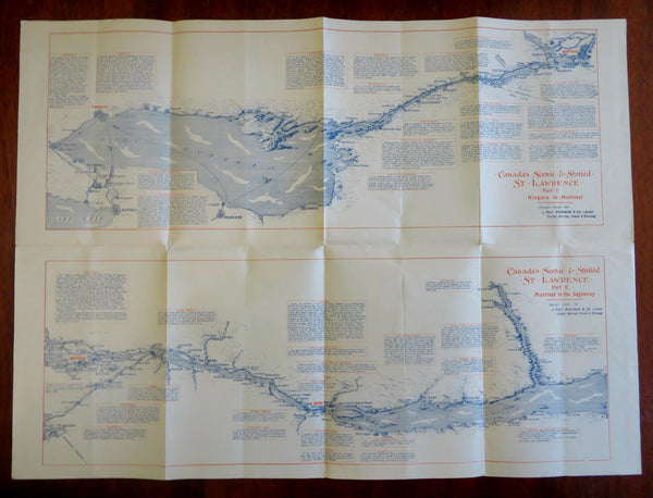 Niagara to the Sea Canada Steamship Lines 1921 Tourist Brochure w/ maps