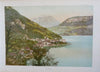 Lake Lucerne Switzerland Tourist Souvenir c. 1901 pictorial album 24 plates