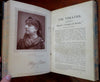 Theatre Drama Review 1884 Jan - June fine leather book 11 real photo portraits