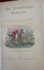 Mr. Romford's Hounds 1860s Robert Surtees leather book 24 hand colored plates
