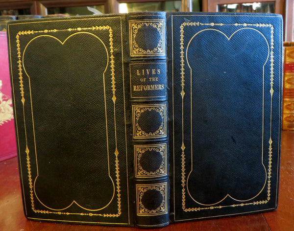 British Reformers Protestant Theologians biography 1844 illustrated leather book
