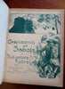 Songs of Theodore Botrel French Popular Composer c. 1900 large leather book