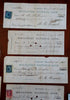 Housatonic National Bank Stockbridge Mass. 1880's-1900's Lot x 14 bank checks