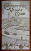 Connecticut Valley promotional Guide 1933 illustrated booklet w/ map Local Ads