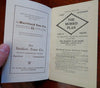 Connecticut Valley promotional Guide 1933 illustrated booklet w/ map Local Ads