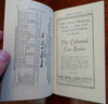 Connecticut Valley promotional Guide 1933 illustrated booklet w/ map Local Ads