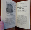 Connecticut Valley promotional Guide 1933 illustrated booklet w/ map Local Ads