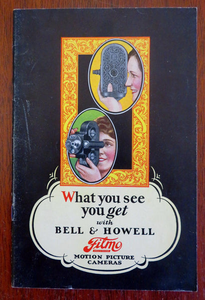 Bell & Howell Motion Picture Cameras 1929 illustrated mail order trade catalog