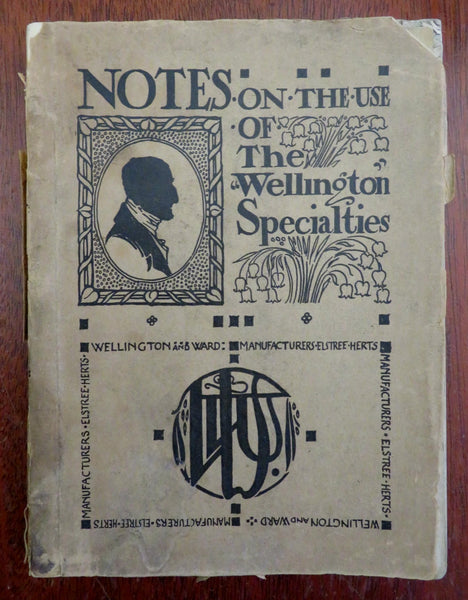 Wellington Camera Specialties Photographic Plate Printing c. 1920 ad booklet