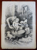 Santa Claus Thomas Nast 1876 Harper's Newspaper January 1st complete issue