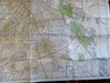 Rochester New York & Environs c. 1920's Wagner large folding pocket map