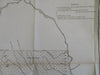 Iowa State Public Surveys 1854 Warner Lewis detailed state map survey quadrants