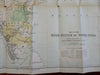 Royal Geographic Society Southern India Rivers 1886 Stanford periodical w/ map