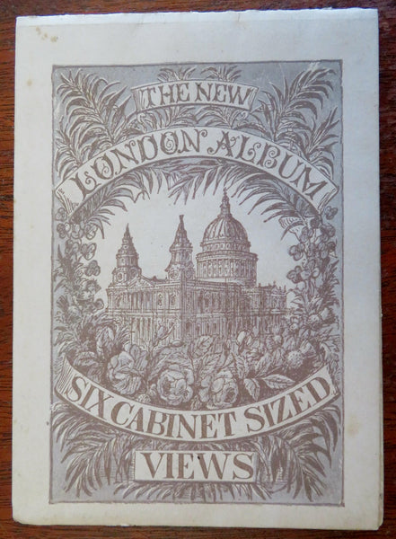 New London Album Trafalgar Square Westminster c. 1880 souvenir album 6 views