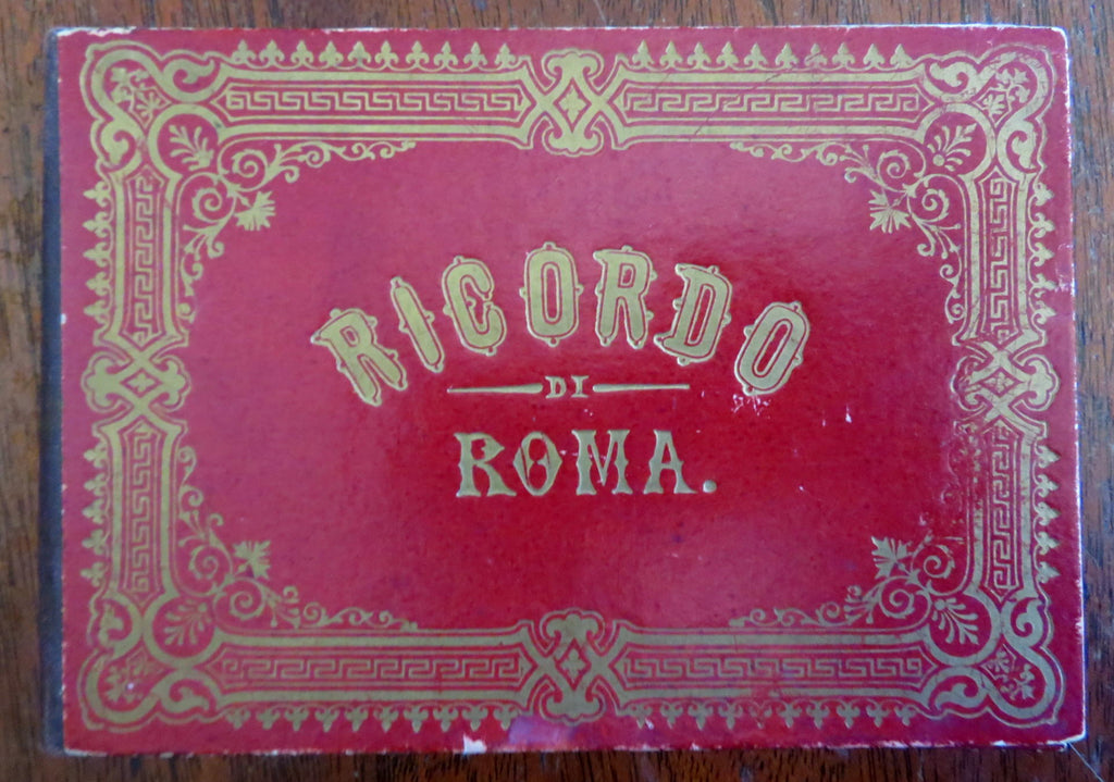 Rome Roma Italy Souvenir Album Architectural c.1880's Tourist album 12 views