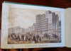 Brighton England Souvenir Album c. 1870's pocket color illustrated view book