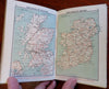 British Isles Touring Atlas Road & Cycle Maps c. 1920 Bartholomew pocket atlas