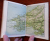 British Isles Touring Atlas Road & Cycle Maps c. 1920 Bartholomew pocket atlas