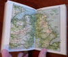 British Isles Touring Atlas Road & Cycle Maps c. 1920 Bartholomew pocket atlas