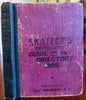 Kratzer's Grocery & Bank 1898 advertising city guide directory New England & PA