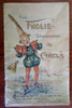 Frolie Grasshopper Circus Quaker Oats 1895 rare color illustrated promo booklet