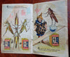 Frolie Grasshopper Circus Quaker Oats 1895 rare color illustrated promo booklet