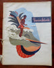 Hawaiian Islands Statehood Advertisement c. 1948 illustrated booklet color map