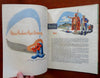 Hawaiian Islands Statehood Advertisement c. 1948 illustrated booklet color map