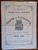 Fisher & Fairbanks Wine & Liquors Trade Price Circular 1880 Boston MA circular