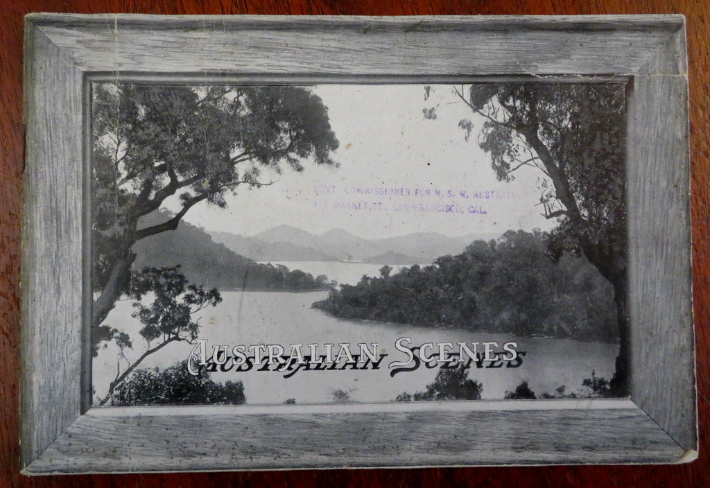 Australian Scenes promo Travel Souvenir 1913 pictorial album urban views