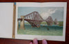 Edinburgh View Album & Travel Guide c. 1880's souvenir book 12 chromolithographs