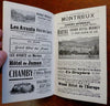 Switzerland Montreaux-Oberland-Bern 1914 tourist Railway Travel Guide