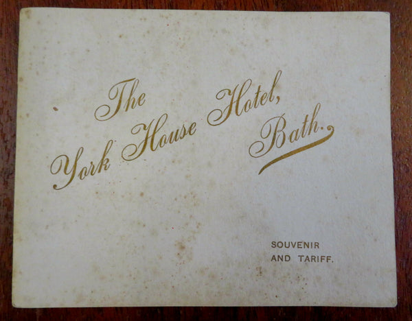 York House Hotel Bath United Kingdom c. 1905 rare Souvenir Album promo book