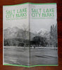 Salt Lake City Utah Parks & Recreation Tourist Info 1931 scarce promo brochure