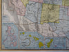 United States Map Puzzle c. 1905 Parker Brother Juvenile Toy Geography Puzzle