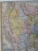 United States Map Puzzle c. 1905 Parker Brother Juvenile Toy Geography Puzzle