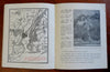 Pencil Geography Juvenile School Book 1901 Illustrated book w/ maps factory view
