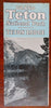 Teton Lodge Grand Teton National Park c. 1928 illustrated travel brochure w/ map