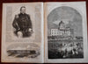 Lincoln at Independence Hall PA Harper's Civil War newspaper 1861 complete issue