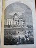 Lincoln at Independence Hall PA Harper's Civil War newspaper 1861 complete issue