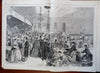 Union Refugees Winslow Homer 1861 Harper's Civil War newspaper complete issue