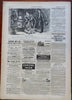 Winslow Homer Ice Velocipede Reconstruction Era newspaper 1869 complete issue