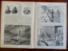 White Mts. NH summit Winslow Homer Harper's 1869 newspaper complete issue
