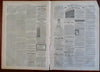 White Mts. NH summit Winslow Homer Harper's 1869 newspaper complete issue